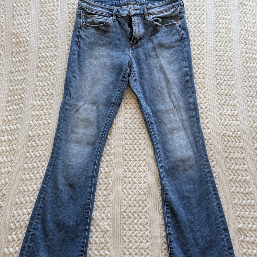 Articles Of Society Blue Flare Wide Leg Jeans